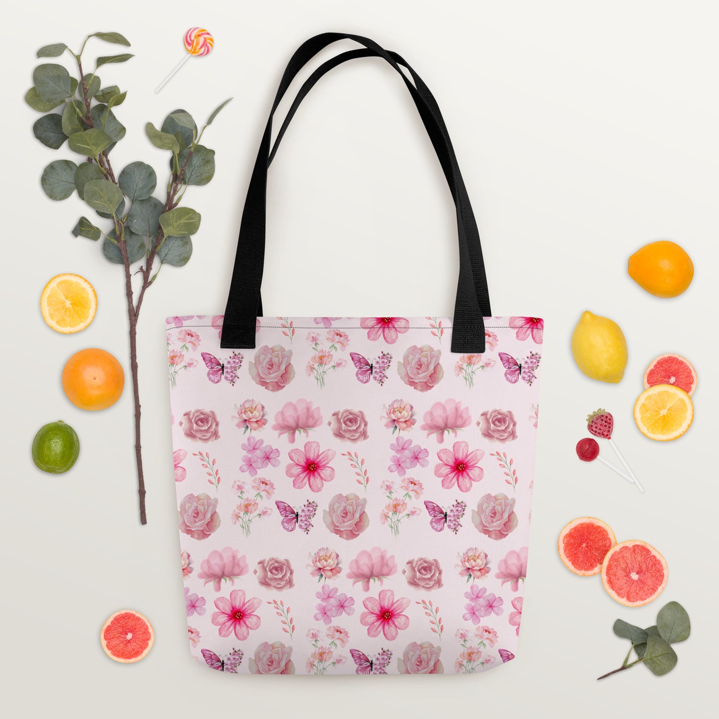 Pink Tote Bag